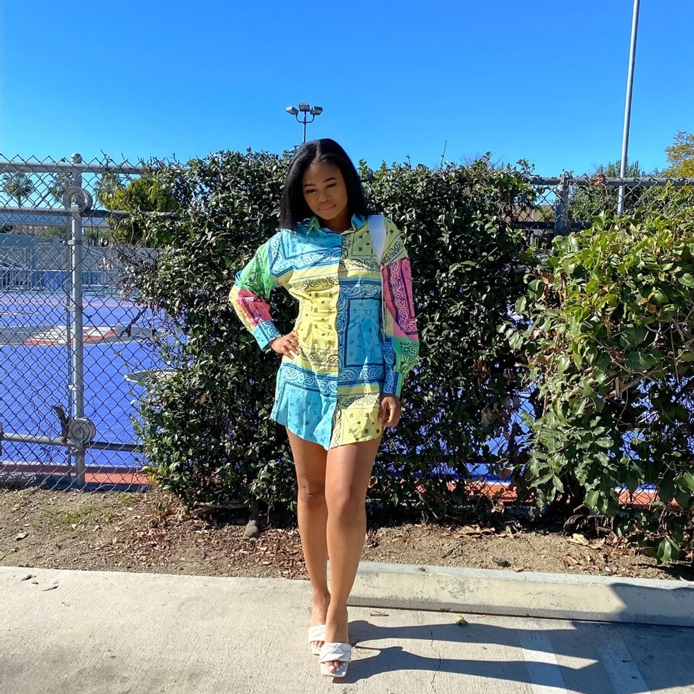 Multi Pattern Dress
